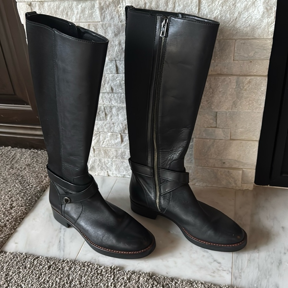 Coach Size 9 Black Boots